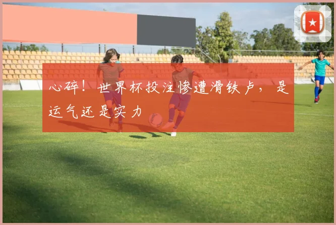 心碎！世界杯投注惨遭滑铁卢，是运气还是实力